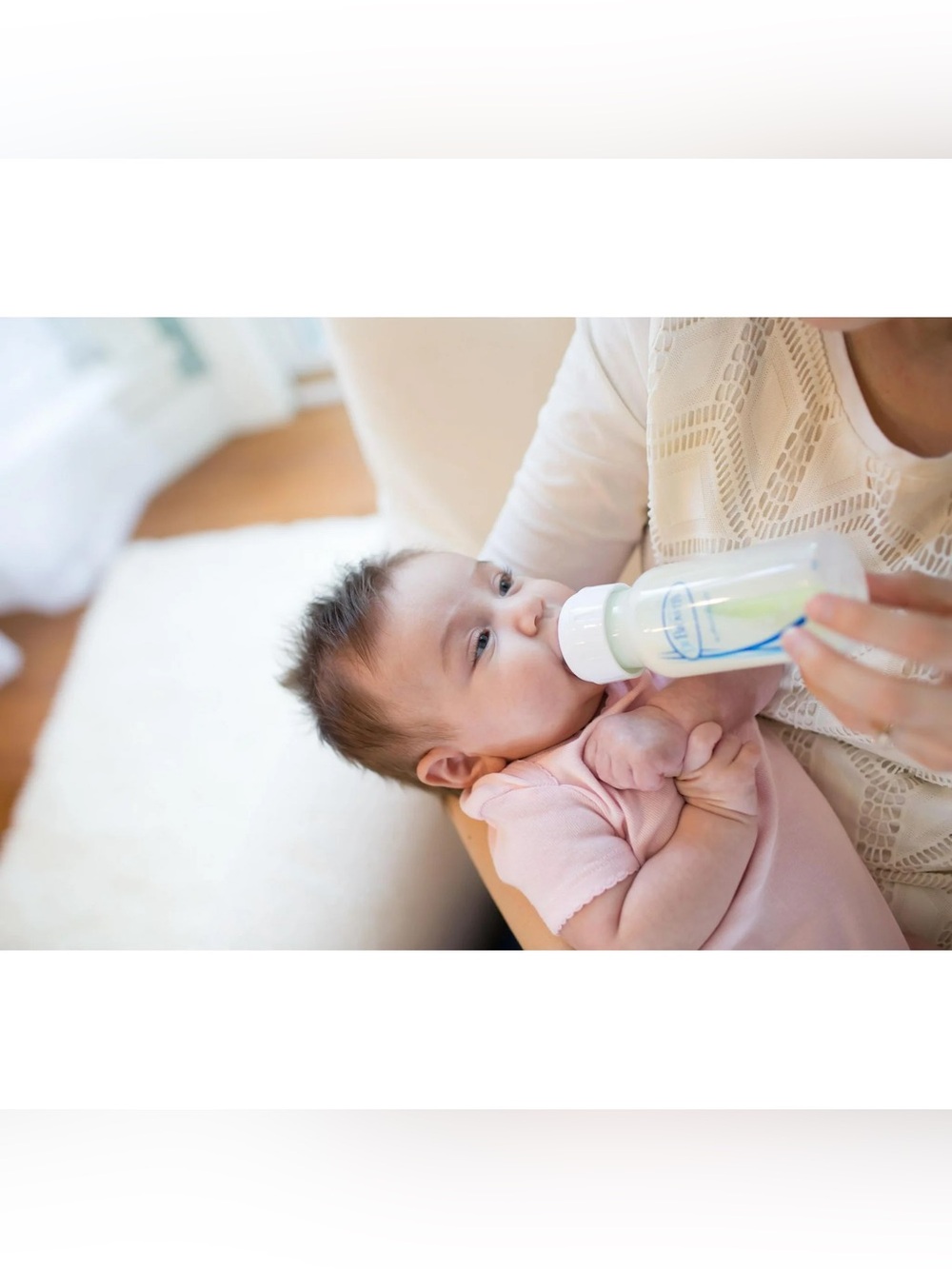 Dr. Brown’s Natural Flow Level 1 Narrow Baby Bottle 100% Silicone Nipple, 6-Pack